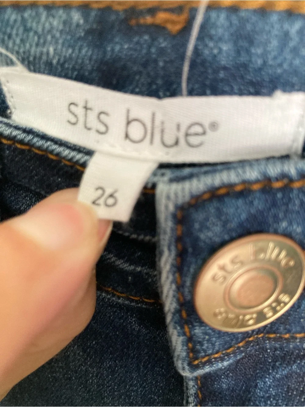 STS Blue Aria High Rise Jeans in Medium Dark Blue